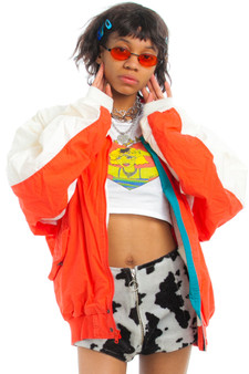 Vintage 90's Tomato Baby Zip-Front Jacket
