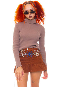 Vintage 90's Liz Claiborn Ribbed Knit Turtle Neck