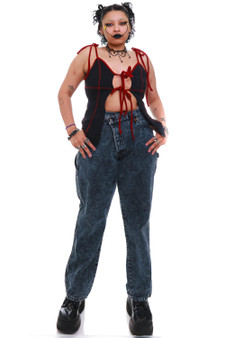 Vintage 90's Acid Wash Renewed Crossover Carpenter Jeans