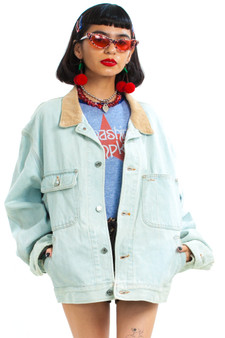 Vintage 90's Ralph Lauren Denim Cord Mix Jacket