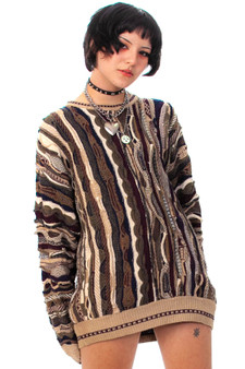 Vintage 90's Croft & Barrow Textured Knit Pullover