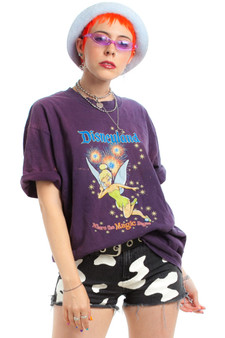 Vintage 90's Destroyed Disneyland Tinkerbell Tee
