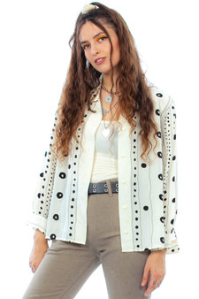 Vintage 80's Made-in-France Abstract Art Print Shirt