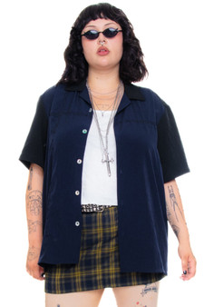 Vintage 90's Da Vinci Retro Bowling-Style Shirt - XL/2X