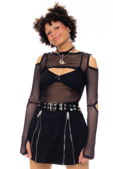 TUNNEL VISION SECONDHAND (GRADE A) Black Milla Shrug