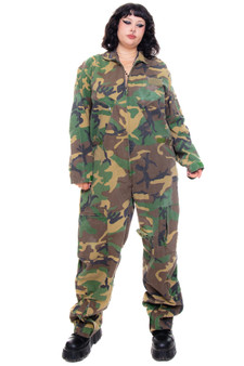 Vintage 90's Camo Coveralls - 2X/3X