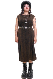 Vintage 90's Stretchy Snake Skin Dress