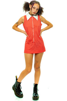 Vintage 70's Very Picnic Micro Mini Dress