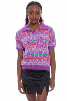 Vintage 80's Benetton Purple Pullover