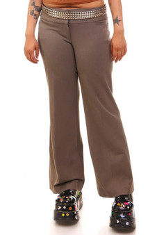 Vintage 90's Grey Stretchy Slacks