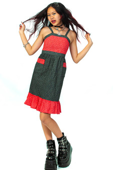 Vintage 70's Milk Maid Dress