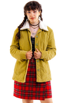 Vintage 90's Khaki Corduroy Jacket