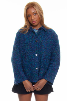 Vintage 90's Sea Knitted Cardigan