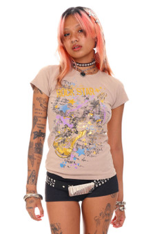 Vintage Y2K Maximalist Rockstar Graphic T-Shirt