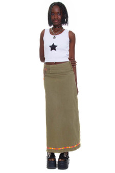 Vintage 90's Sugar Camp Counselor Maxi Skirt