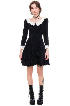 Vintage 80's Wednesday Addams Gunne Sax Dress 1