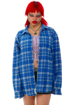 Vintage Y2K Etnies Moody Blue Flannel