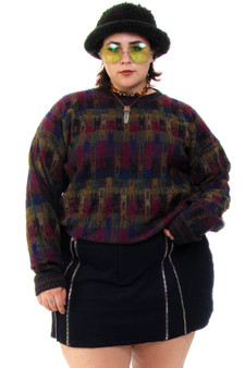 Vintage 90's Protege Grunge Grandpa Sweater