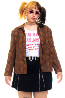 Vintage 90's Briggs Snake Print Jacket