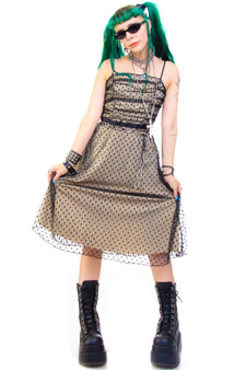 Vintage 90's Polka Dot Party Dress