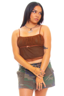 Vintage Reworked Camouflage Mini Skirt 2