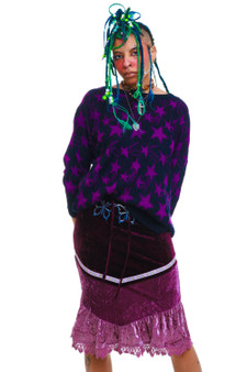 Vintage 80's Shooting Star Knit Sweater