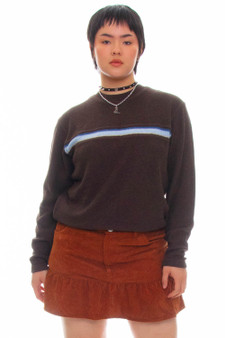 Vintage 90's Skater Striped Cozy Sweater