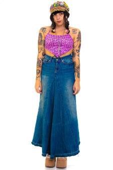 Vintage Y2K Younique Denim Maxi Skirt