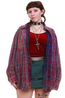 Vintage 90's Faded Red Flannel