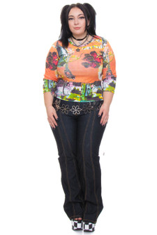 Vintage Y2K Bisou Bisou Flare Jeans