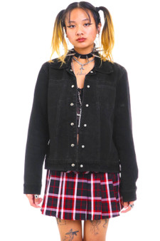 Vintage 90's Coolwear Black Suede Jacket