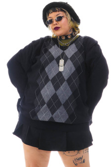 Vintage Y2K Claiborne Argyle Sweater