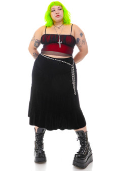 Vintage Y2K Ombre Pink 2 Purple Fairy Skirt 1