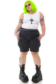 Vintage Y2K Levi Strauss & CO Charcoal Cargo Shorts