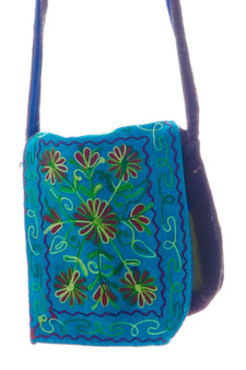 Vintage Y2K Flower Embroidered Side Bag