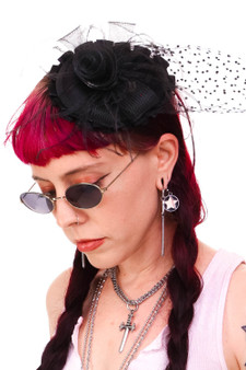 Vintage 80's Fascinator Hat