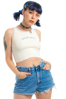 Vintage Y2K Deadstock Baby Boy Crop Top