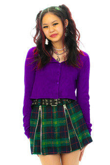 Vintage 90's Berry Cardigan