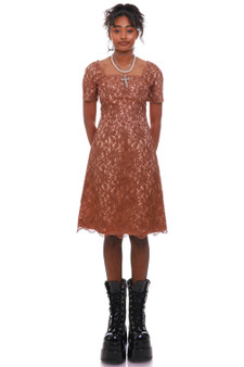 Vintage 60's Floral Lace Dress