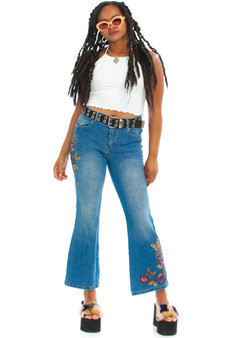 Vintage Y2K Butterfly Jeans