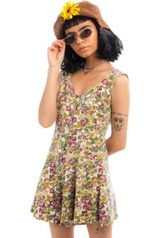 Vintage 90's Floral Romper