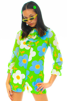 Vintage 60's Daisy Romper