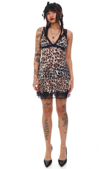 Vintage Y2K Rawr Lace Lingerie Dress