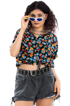 Vintage 80's Floral Top