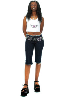 Vintage Y2K Low Rise Capri Jeans