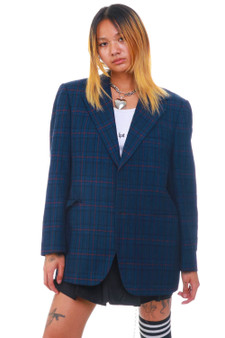 Vintage 90's Plaid Blazer