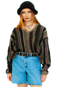 Vintage 90's Striped Sweater