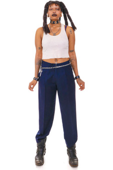 Vintage Y2K Navy Pinstripe Pants