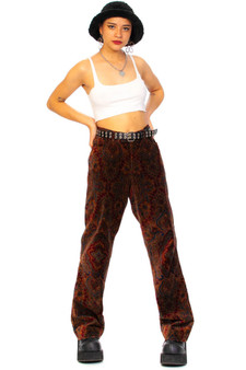 Vintage 90's Paisley Velvet Pants