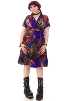 Vintage Y2K Pop Floral Midi Dress